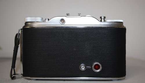 A vintage Agfa record 3 folding camera. Near mint condition boxed.