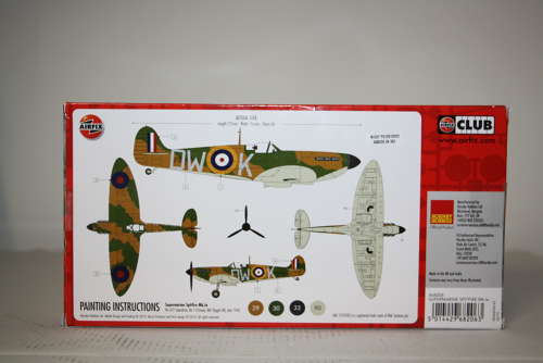 A Airfix 1.72 scale supermarine spitfire mk1a boxed unopened.