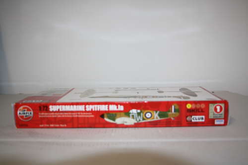 A Airfix 1.72 scale supermarine spitfire mk1a boxed unopened.