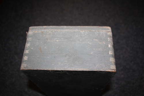 A WW2 German verbandkasten medical box . With vehicle number etc.