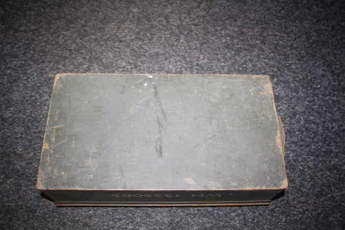 A WW2 German verbandkasten medical box . With vehicle number etc.