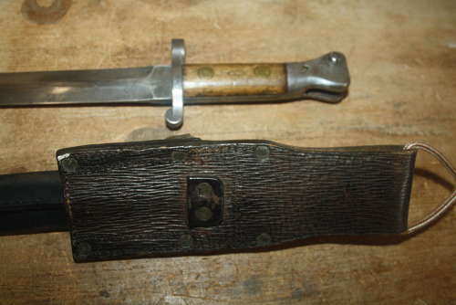A BRITISH 1888 LEE METFORD BAYONET.WILL ORIGINAL FROG ETC.WILKINSON.