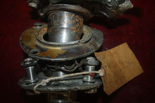 A WW2 HURRICANE,WHEEL HUB.FROM CRASH. NO79 SQD BIGGIN HILL.1ST SEPT 19