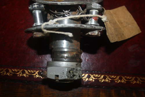 A WW2 HURRICANE,WHEEL HUB.FROM CRASH. NO79 SQD BIGGIN HILL.1ST SEPT 19