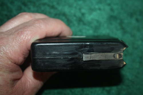 A RARE 7.62 ENFIELD NO4 MAGAZINE.