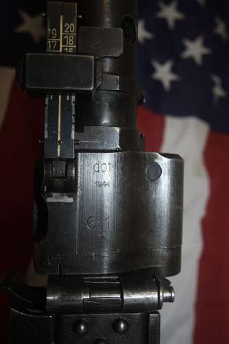 A DEACTIVATED MG34 DOT 1944 ALL MATCHING NUMBERS.