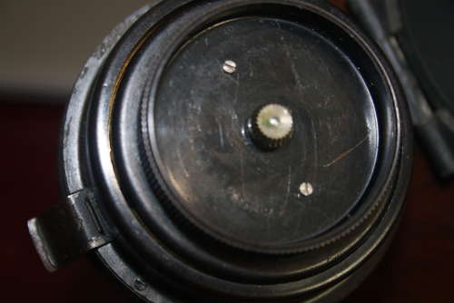 A WW2 GERMAN FIGHTER AIRCRAFT. 8 DAY COCKPIT CLOCK BY KINZLE.