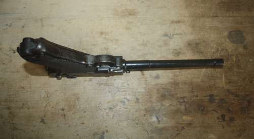 A OLD SPEC 1917 ARTILLERY LUGER. ALL MATCHING NUMBERS.
