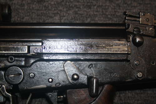 A RARE OLD SPEC SLR BSA 1960'S L1A1 WITH WOODEN FURNITURE.