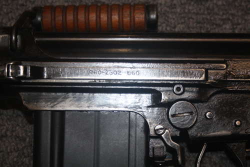 A RARE OLD SPEC SLR BSA 1960'S L1A1 WITH WOODEN FURNITURE.