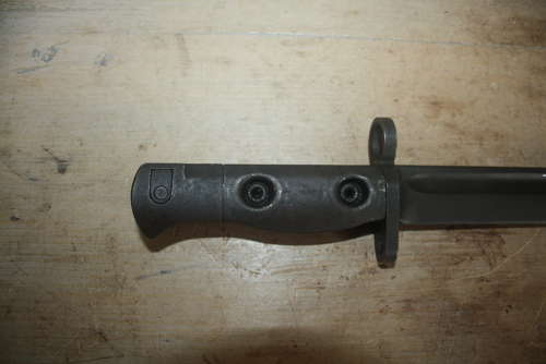 A ORIGINAL L1A1 BAYONET NO SCABBARD.