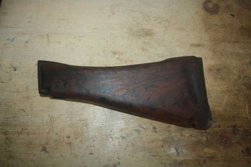 A USED L1A1 SLR BUTT. ALL ORIGINAL.