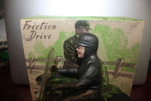 A vintage late 1950's/early 1960's Mettoy friction drive Lambretta sco