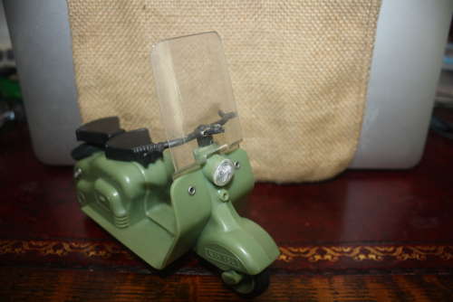 A vintage late 1950's/early 1960's Mettoy friction drive Lambretta sco