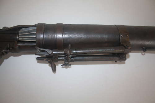 A DEACTIVATED LEWIS GUN. OLD SPEC. RARE SAVAGE USA MANUFACTURE.