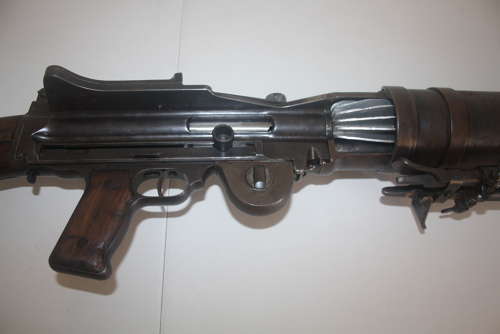 A DEACTIVATED LEWIS GUN. OLD SPEC. RARE SAVAGE USA MANUFACTURE.