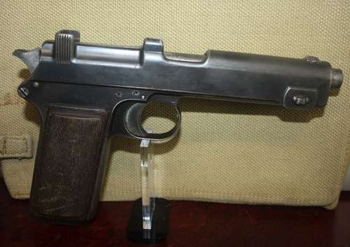 A OLD SPEC DEACT STEYR 1912 REISSUED IN 9MM TO NAZI POLICE IN WW2.