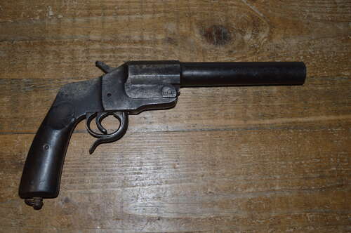A WW1 GERMAN FLARE PISTOL. ALL MOVING PARTS. EU DEACT.