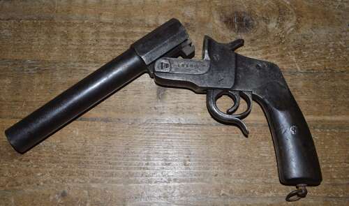 A WW1 GERMAN FLARE PISTOL. ALL MOVING PARTS. EU DEACT.