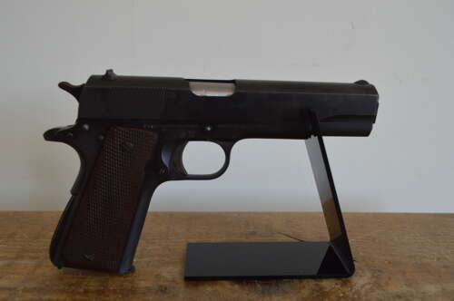A EU DEACTIVATED WW2 COLT 1911. ORIGINAL FRAME HAS HAD NEW SLIDE.