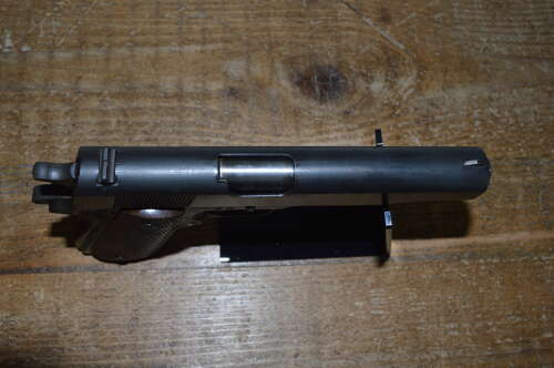 A EU DEACTIVATED WW2 COLT 1911. ORIGINAL FRAME HAS HAD NEW SLIDE.