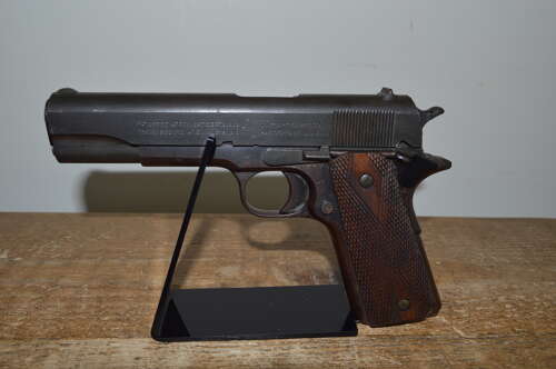 A EU DEACTIVATED COLT 1911 SEMI AUTO PISTOL. WW1 ISSUE