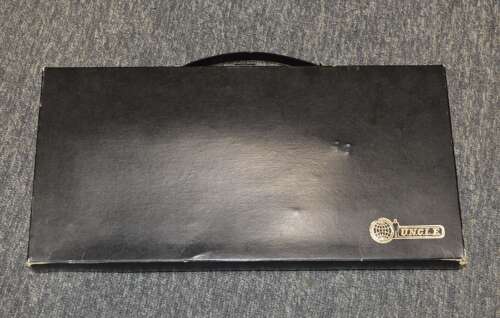 LONE STAR MAN FROM UNCLE ATTACHE CASE. WITH BROOM HANDLE SCOPE SILENCER ETC.