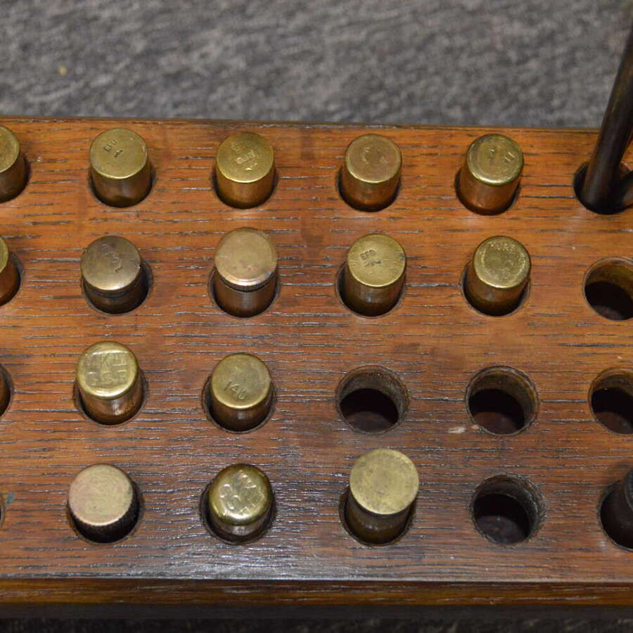 WW1 BRASS OIL BOTTLES ALL DIFFERENT MAKERS ETC. PRICED INDIVIDUALLY.