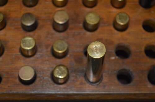 WW1 BRASS OIL BOTTLES ALL DIFFERENT MAKERS ETC. PRICED INDIVIDUALLY.
