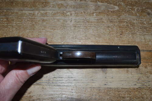A RARE .22 ACCLES &SHELVOKE WARRIOR AIR PISTOL .