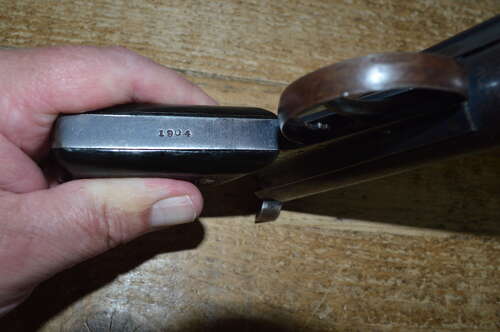 A RARE .22 ACCLES &SHELVOKE WARRIOR AIR PISTOL .