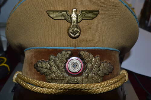 A ORIGINAL WW2 GERMAN NSDAP POLITICAL LEADERS CAP.