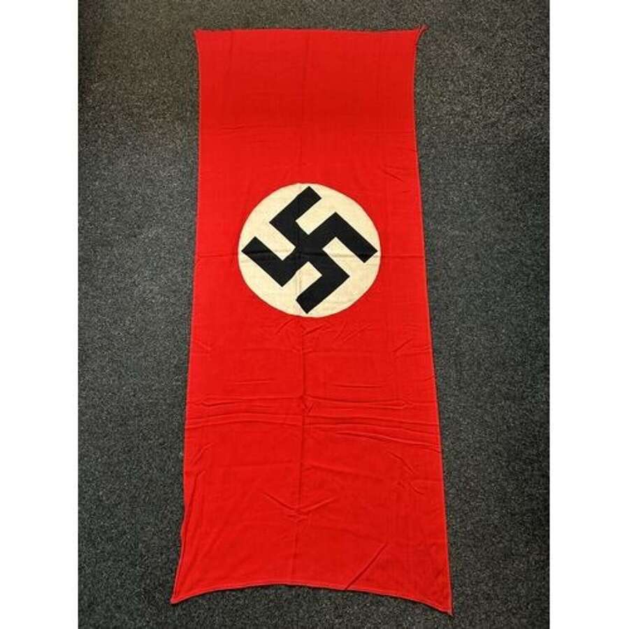 A WW2 NSDAP Party  flag, 69" x 30"