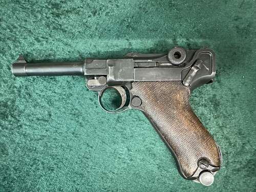 A deactivated DWM Treaty of Versailles 1921 Dated luger .