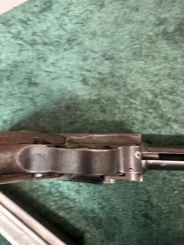 A deactivated DWM Treaty of Versailles 1921 Dated luger .