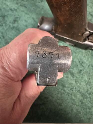 A deactivated DWM Treaty of Versailles 1921 Dated luger .