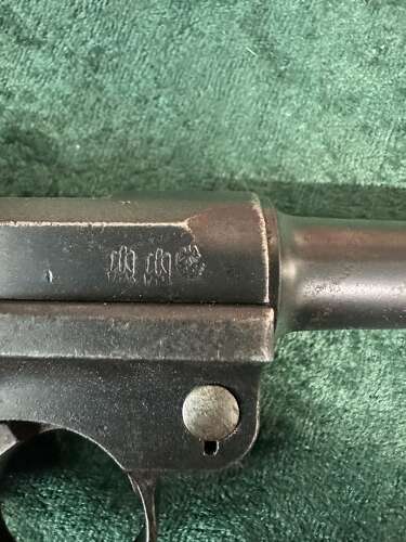 A deactivated DWM Treaty of Versailles 1921 Dated luger .