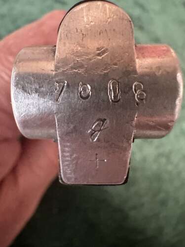 A original ww2 German luger mag . Aluminium base .