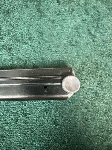 A original ww2 German luger mag . Aluminium base . waffenampt.
