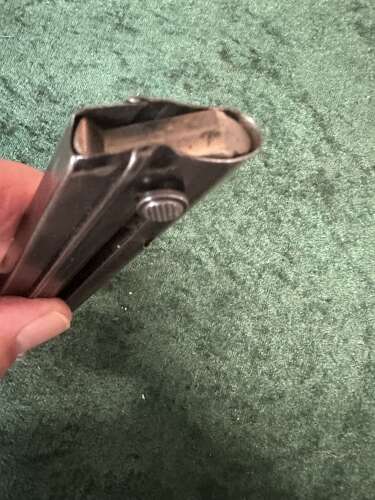 A original ww2 German luger mag . Aluminium base . waffenampt.