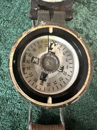 A british WW2 special forces wrist compass. All original.